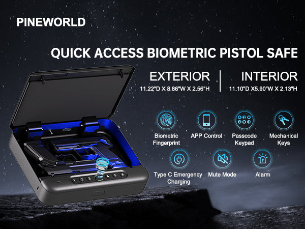 4Ways Quick Access Gun Safe PINEWORLDSTORE