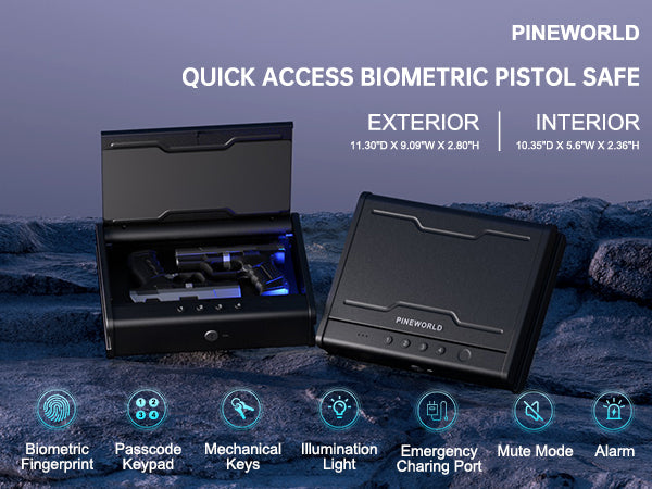 3-Ways Quick Access Gun Safe
