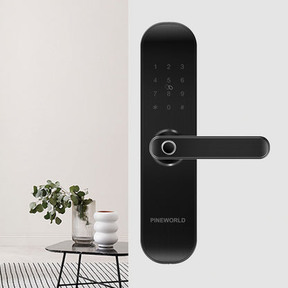 PINEWORLD Security Smart Lock E202, Fingerprint Keyless Entry Door Lock