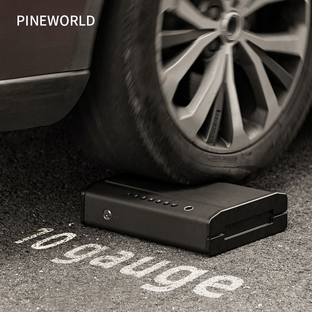 PINEWORLD K5 Biometric Gun Safe for Pistols, 4-Ways Quick Access Handgun Safe with Fingerprint